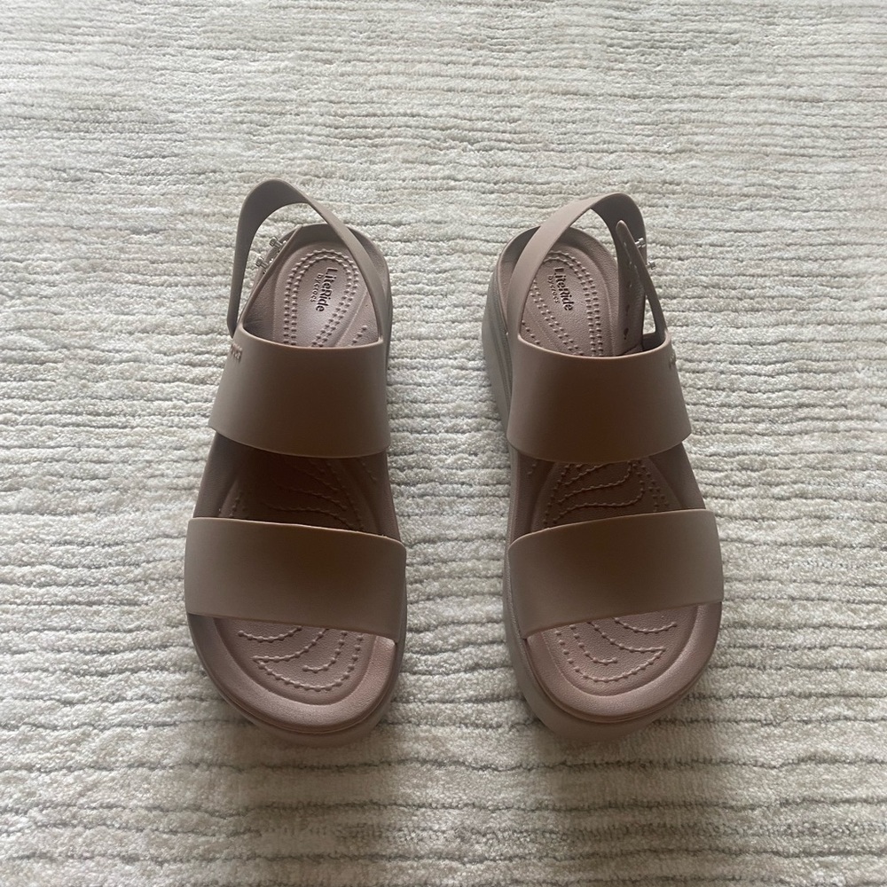 CROCS Women's Sandals in Taupe